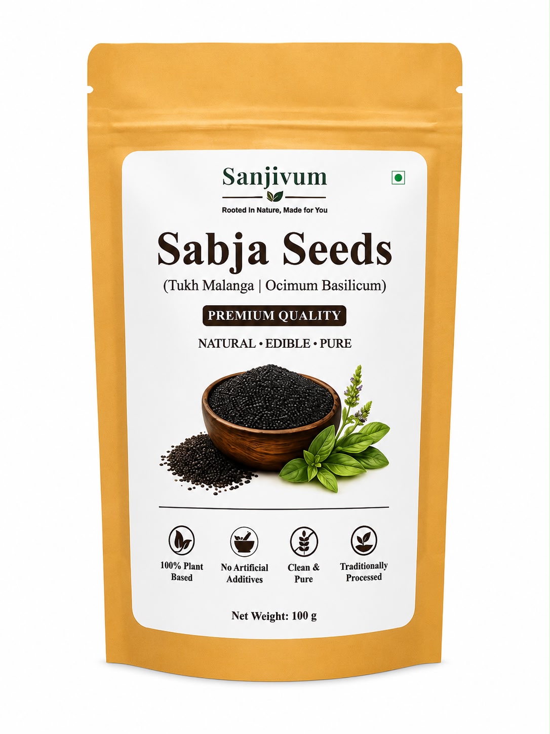 Sanjivum sabja seeds